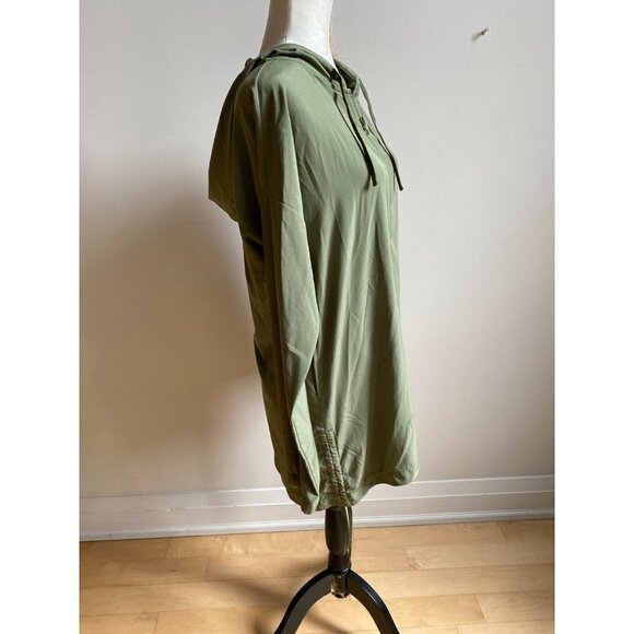 Z By Zella BNWOT Activewear Green Long Hooded Jacket Women Full Zip - Picture 2 of 7